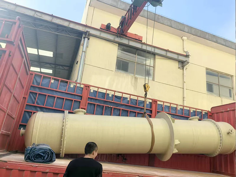 Absorptietoren voor afvalgas